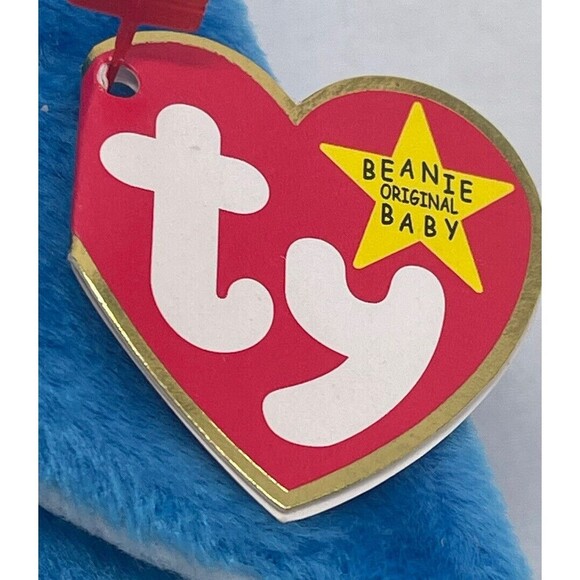 1997/1998 RARE Ty Rocket The Blue Jay Beanie Baby - Picture 9 of 12